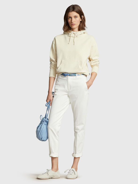 Cotton blend chinos - 4