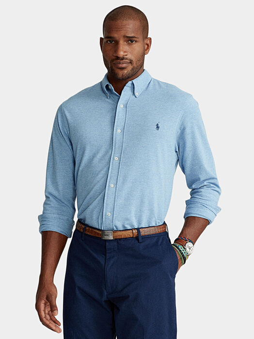Cotton shirt with logo