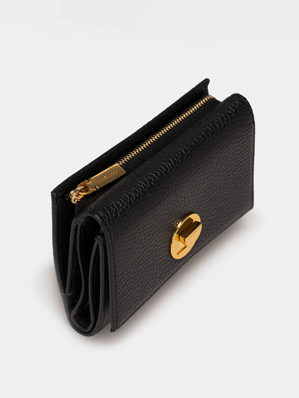 LIYA black leather purse  - 4
