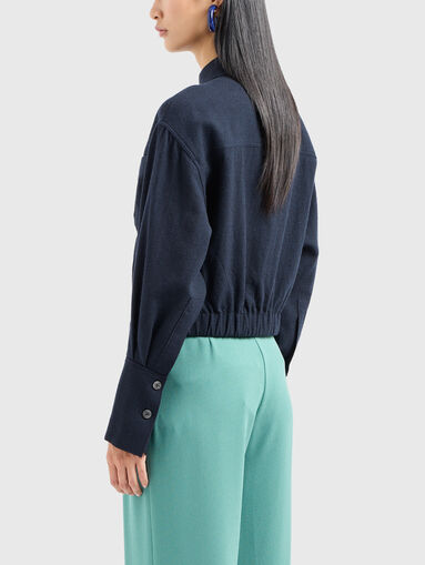 Wool shirt with cuffs - 3