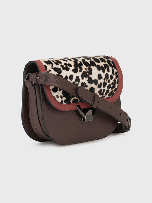 Crossbody bag with animal print - 4