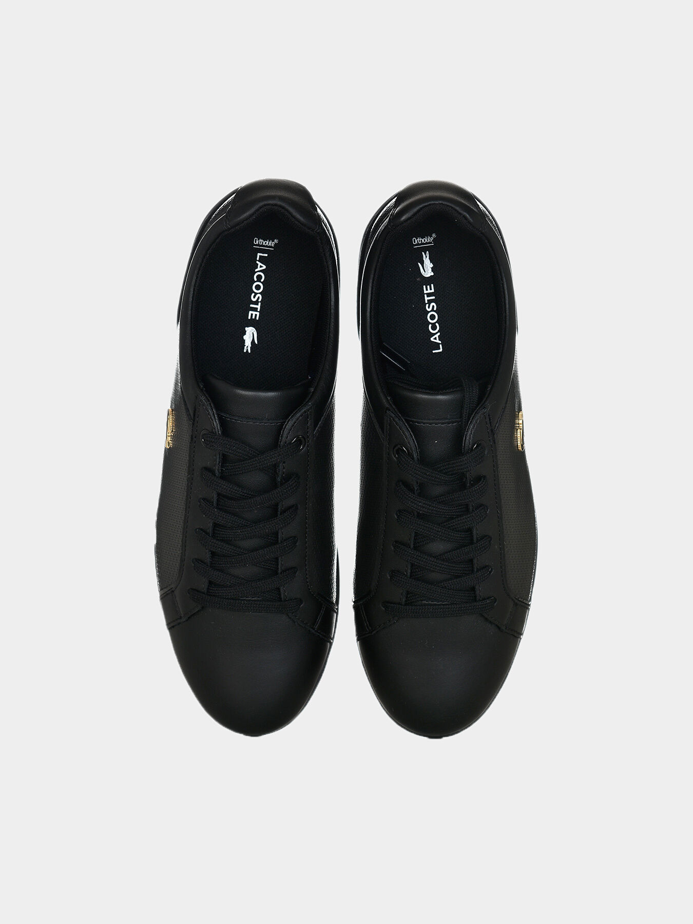 REY LACE 317 Black leather sneakers brand LACOSTE Globalbrandsstore en
