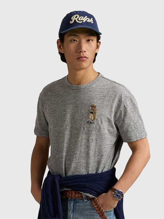 Polo Bear T-shirt with oval neckline - 1