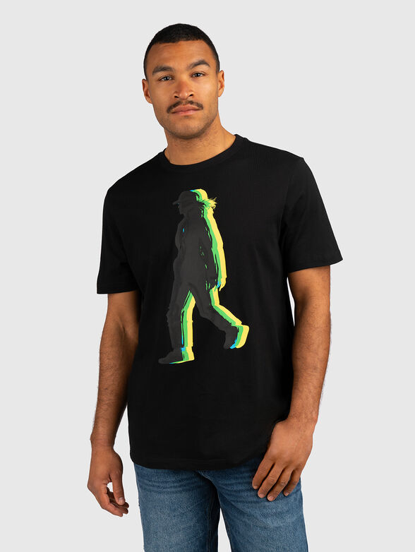 Oval neckline T-shirt - 1