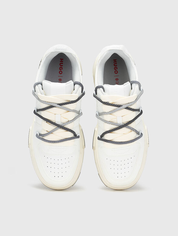 Sneakers with accent laces - 6