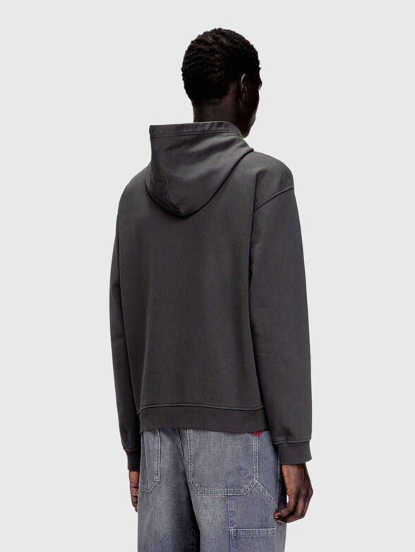 Cotton sweatshirt with logo print - 2