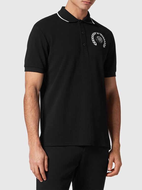 CARBON TIGER polo shirt in black - 1