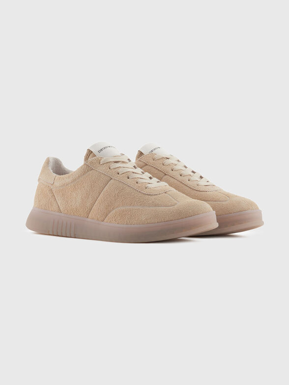 Suede sneakers with transparent sole - 2