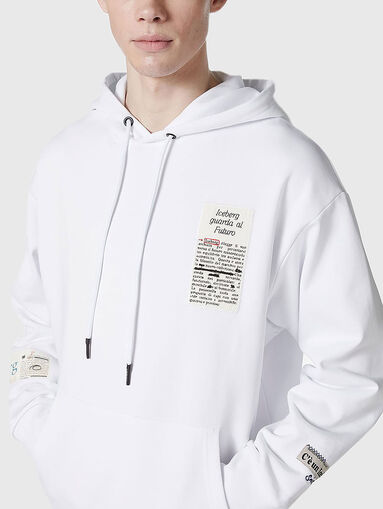 Cotton sweatshirt with hood - 4