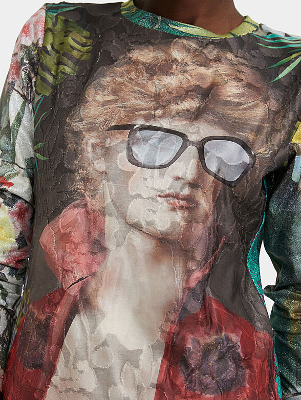 MIRNA blouse with art print - 5