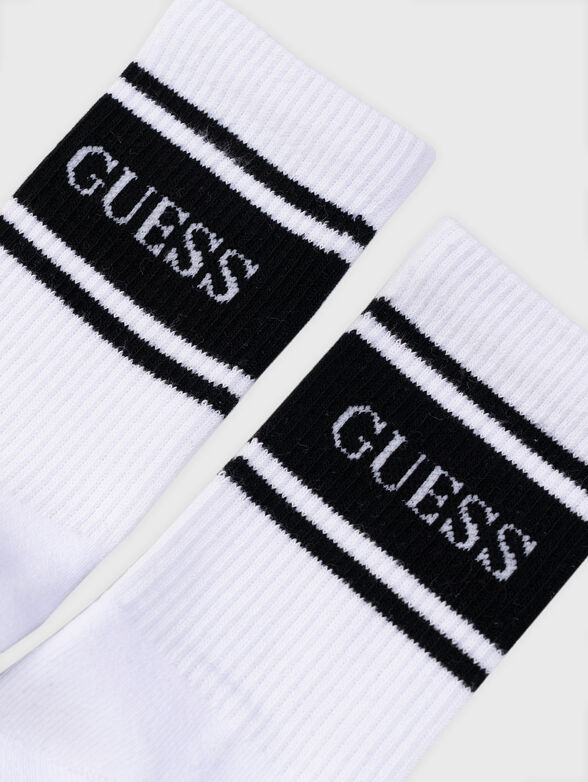 Black socks with logo accent  - 2