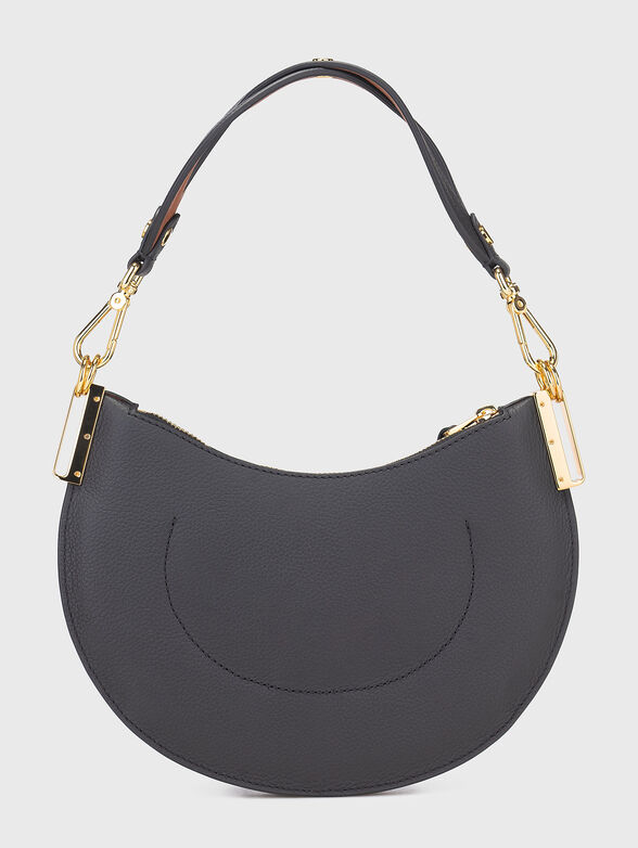 Leather bag with logo detail - 3