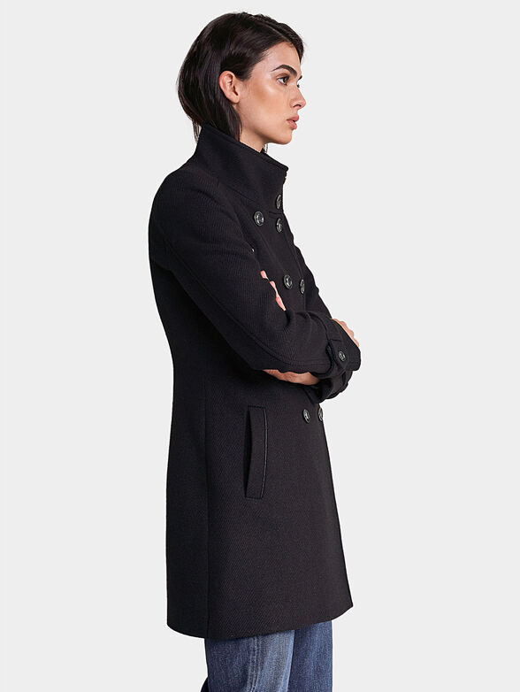 Long duffle coat with detail - 2