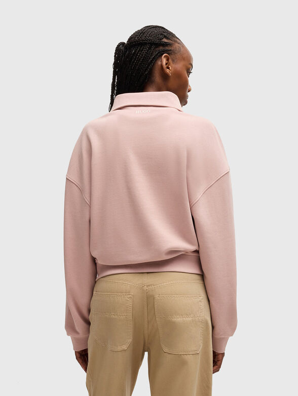 Sweatshirt with zip collar - 3