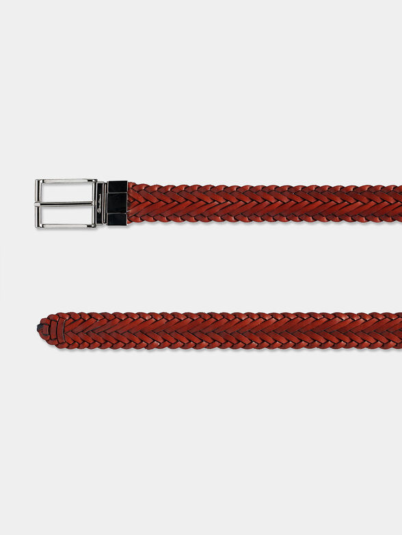 Belt with woven effect - 1