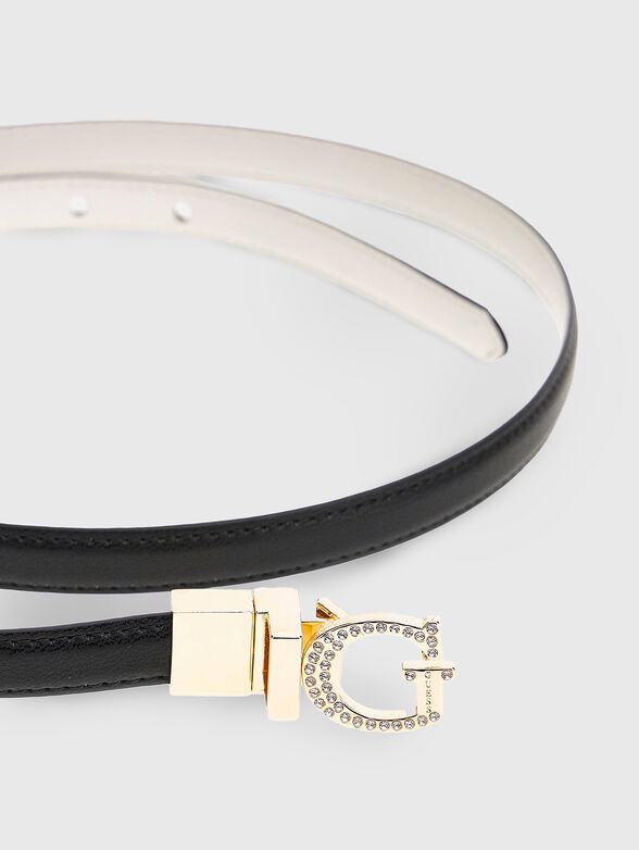 Doublefaced belt with logo buckle - 2