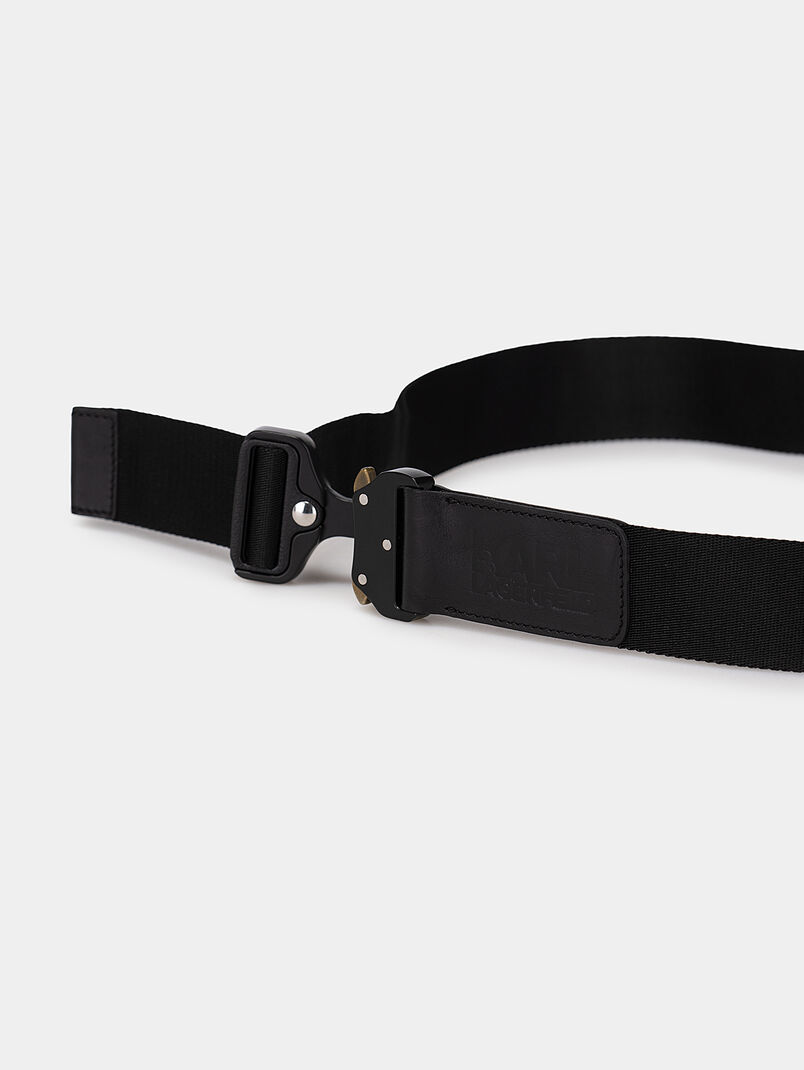 Textile belt with logo branding - 2