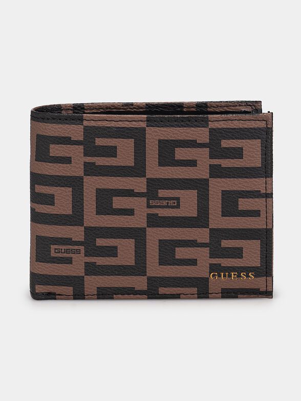 Wallet with logo print - 1