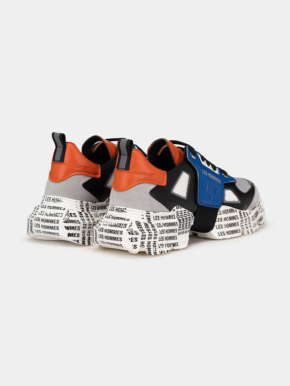 Sneakers with multicoloured inserts - 3