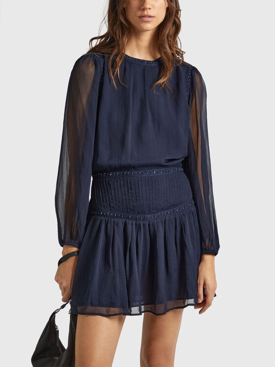 CLEO dark blue mini dress - 1