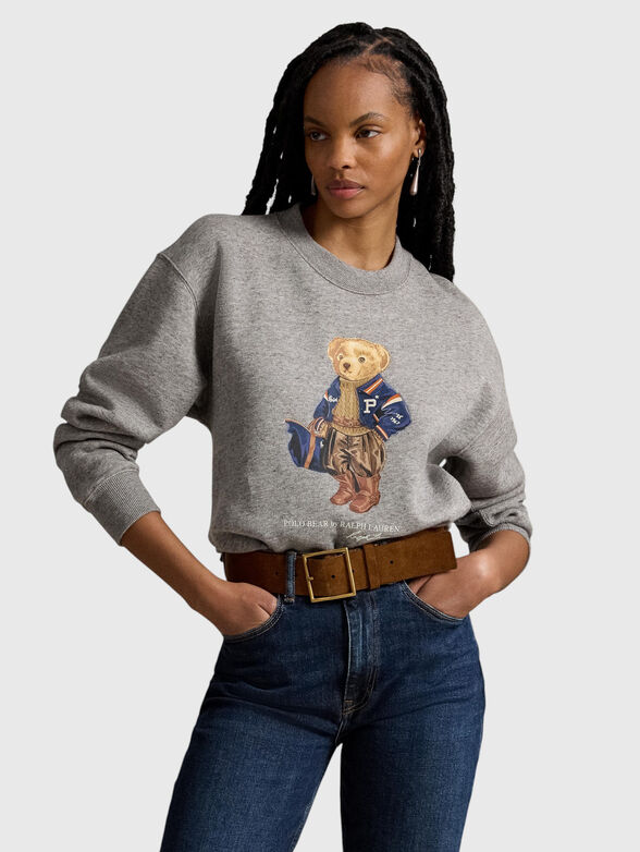 Cotton-blend sweatshirt - 1