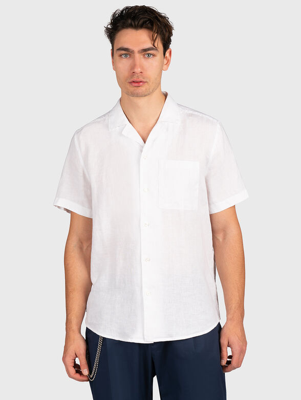 ELLINO short sleeved linen shirt - 1