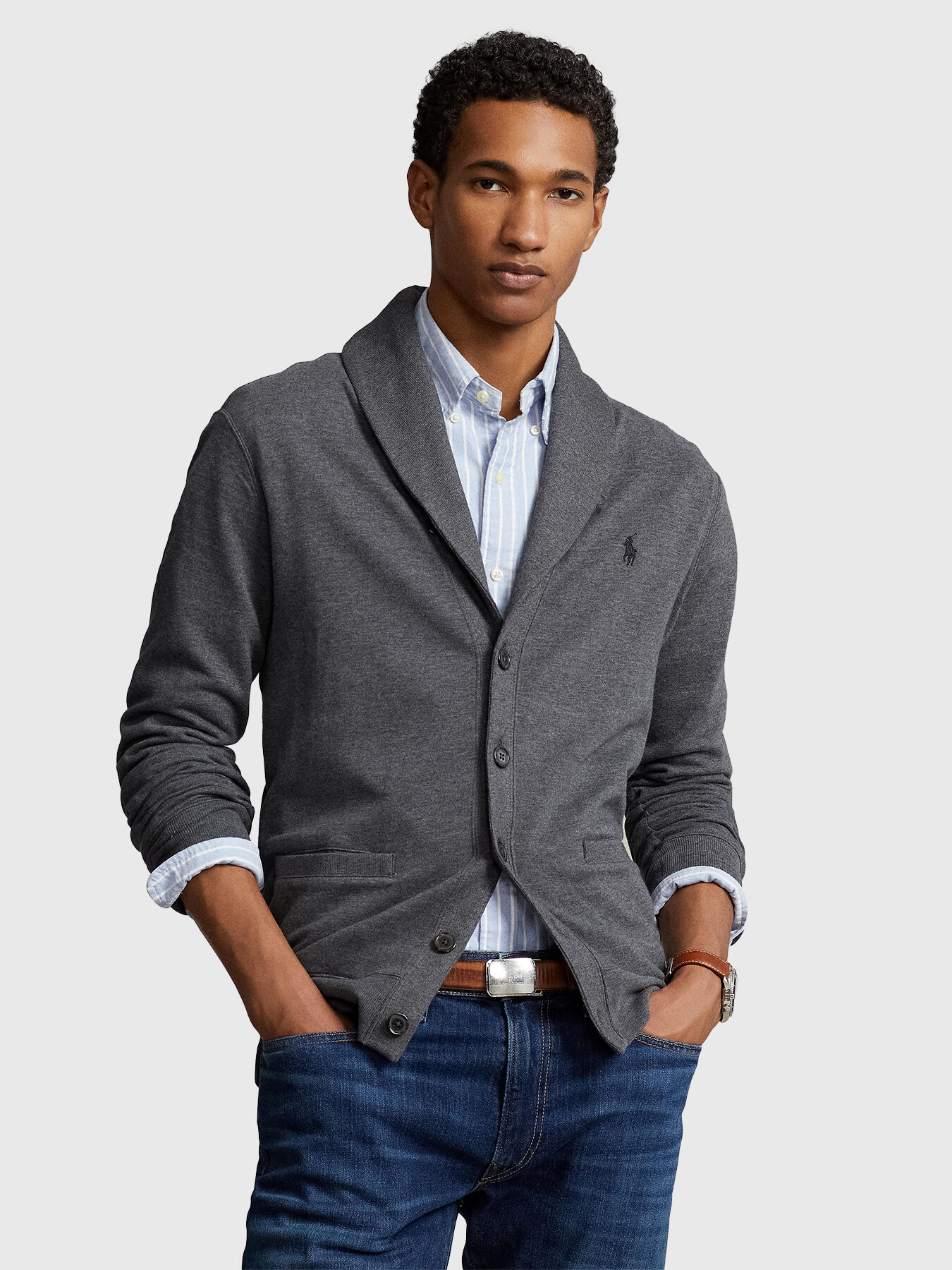 Cotton blend cardigan hotsell