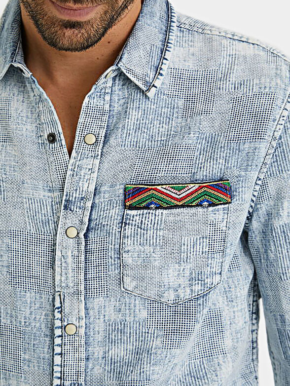 ALICIO Denim shirt  - 4