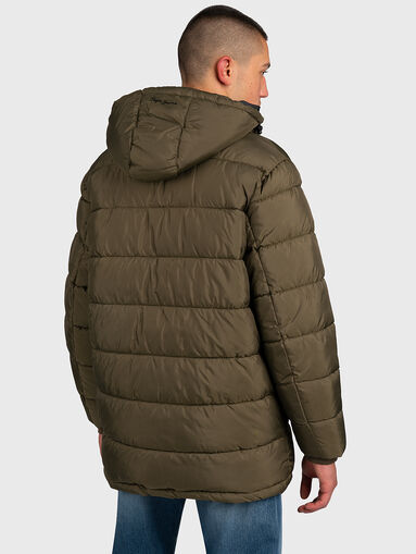 Quilted jacket with a hood HINDLEY - 3