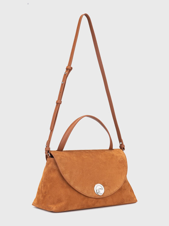 Suede bag with long strap - 2