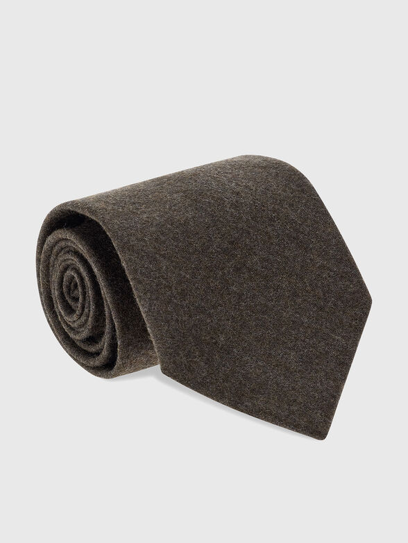 Wool blend tie - 1