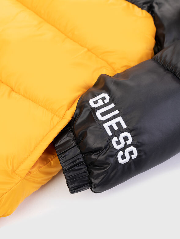 Padded jacket with quilted effect - 3