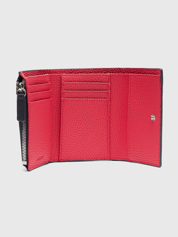 Beige wallet with logo detail - 2