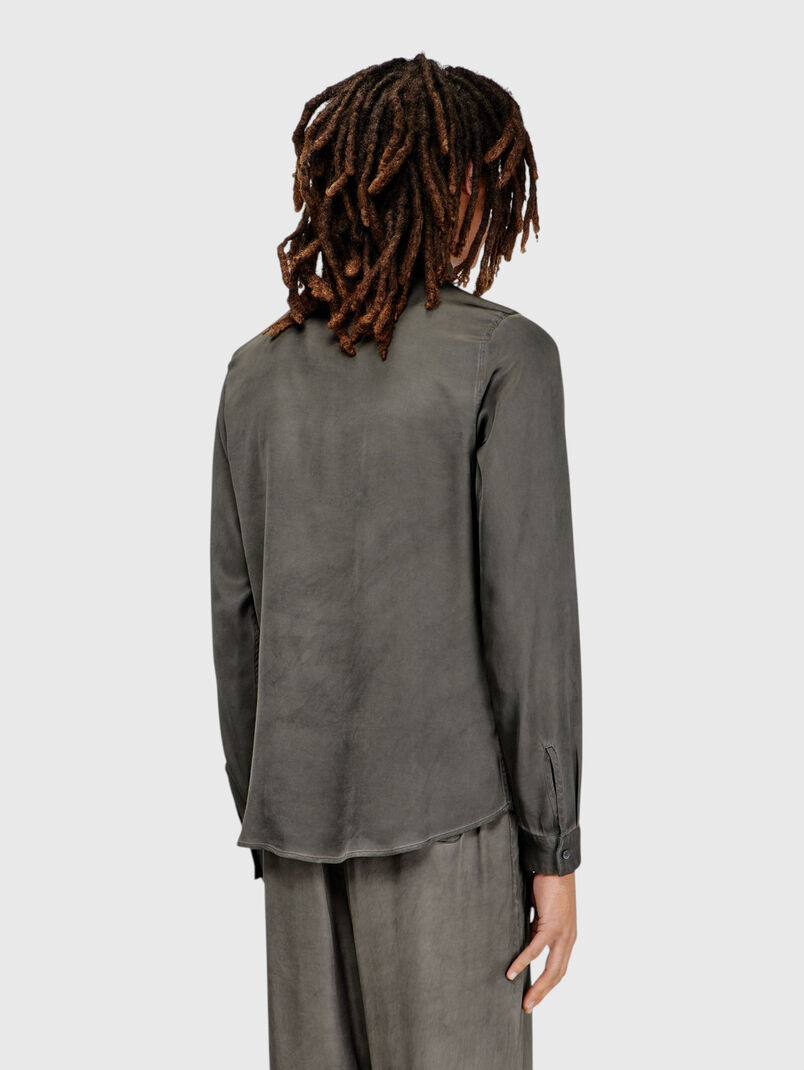 Long-sleeve viscose shirt - 3