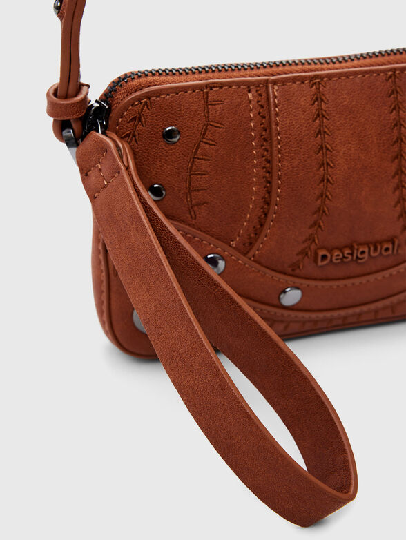 Medium embroidered convertible wallet - 4