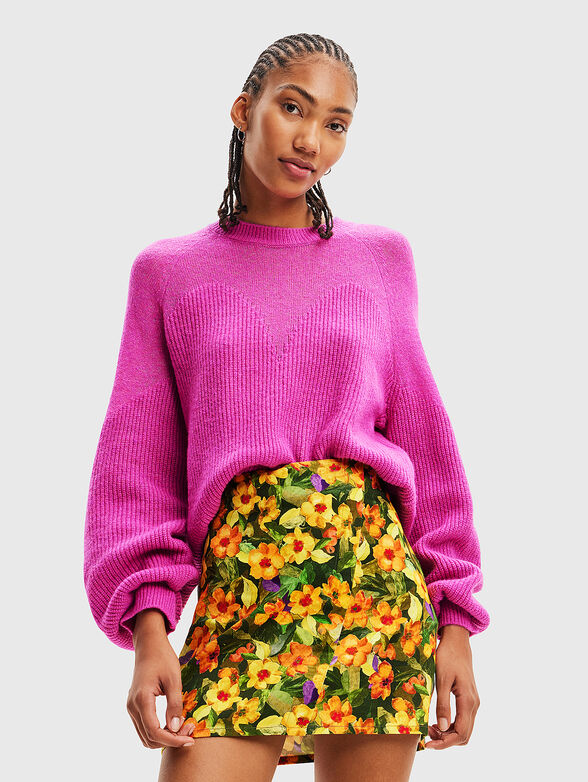 SENA sweater in fuxia color - 1