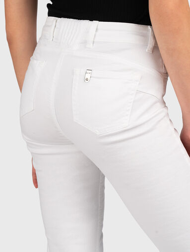 White cropped jeans - 3