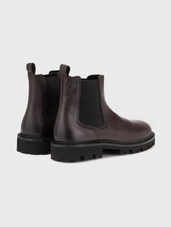 Leather chelsea boots - 3