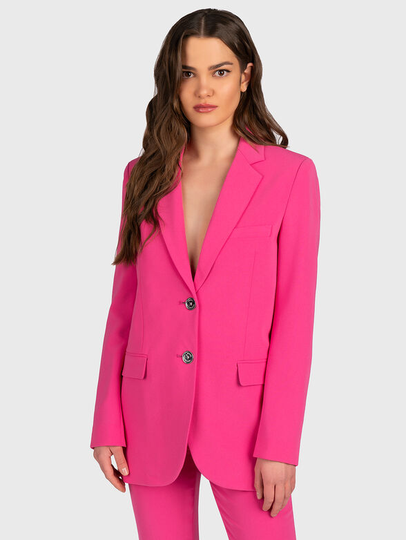 Blazer in fuchsia color - 1