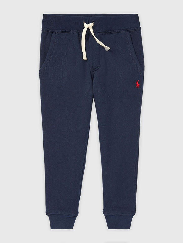 Cotton-blend sweatpants - 1