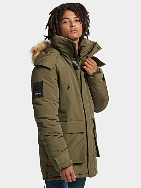 CODE XPD EVEREST black parka with hood brand SUPERDRY —  Globalbrandsstore.com/en