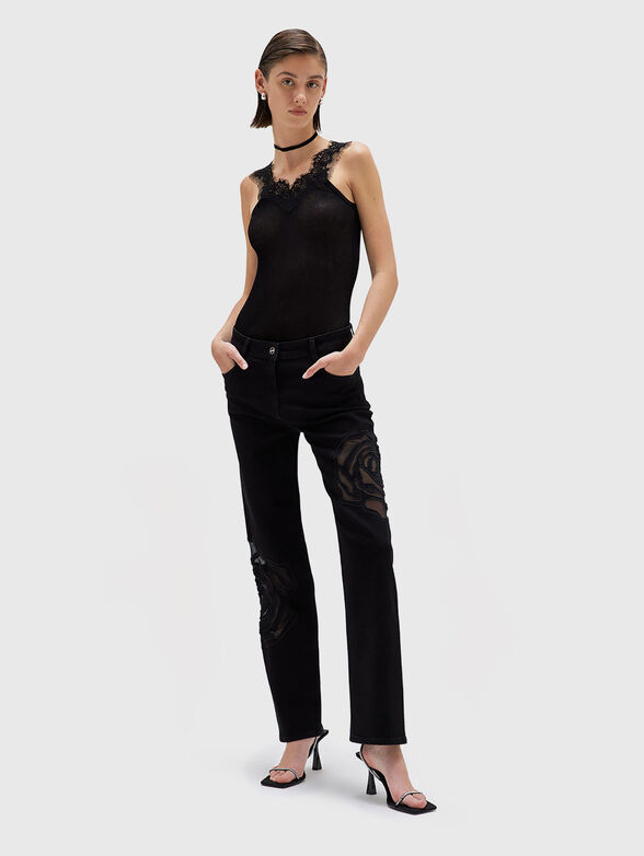 Straight jeans with accent details - 4