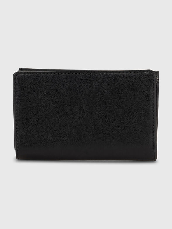 Beige wallet with golden logo - 2