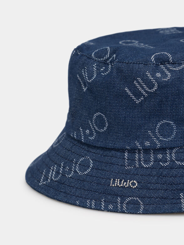 Bucket hat with logo print - 4