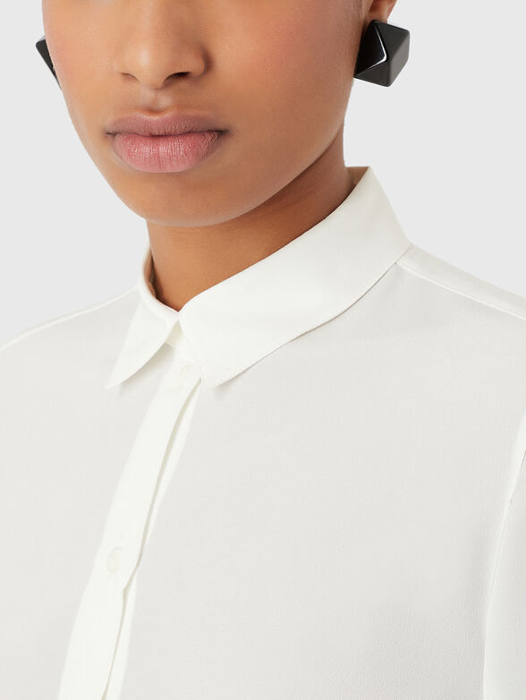 White silk shirt  - 4