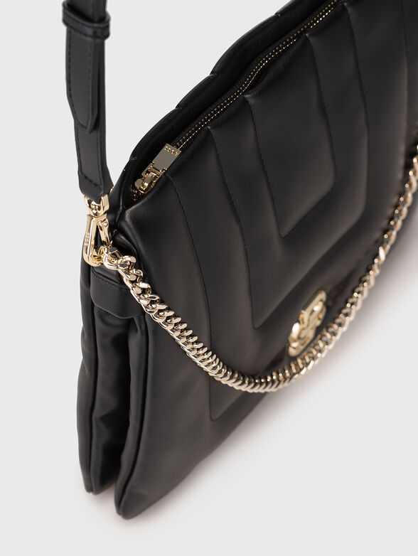 B-ICON crossbody bag with gold logo - 6