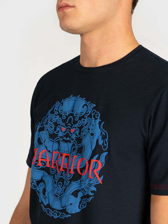 T-shirt in blue color - 2