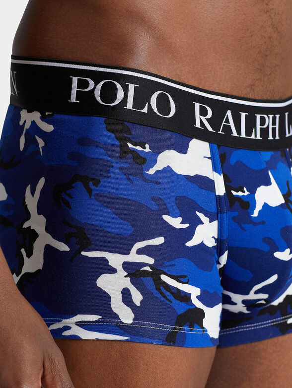 Trunks with colorful camouflage print - 3