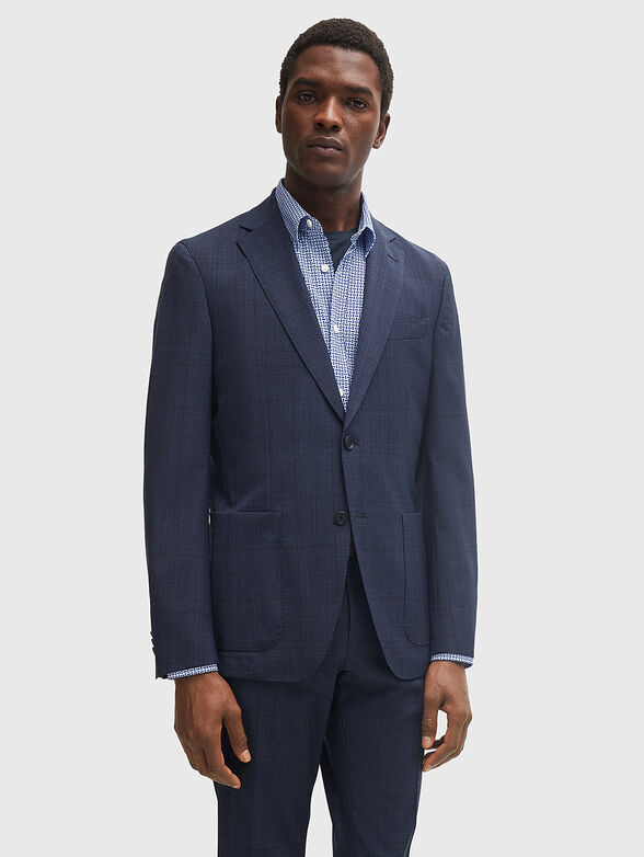 Dark blue wool suit - 6