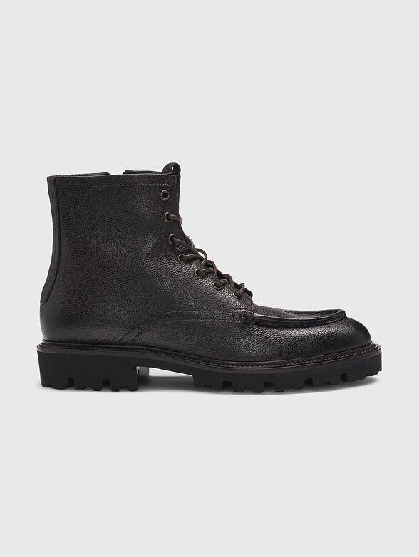 JULYO dark brown leather boots - 0